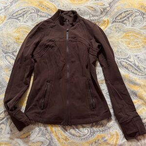 lululemon athletica Brown Zip-Up Hoodie